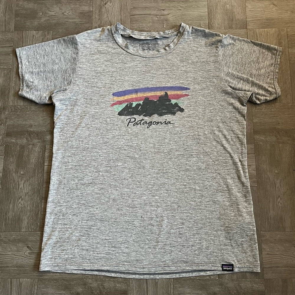 Patagonia Capilene Cool Daily Shirt Women's M Gray 50+ UPF Stretch Performance